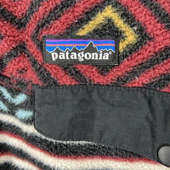 Patagonia Synchilla Sweater men's Medium 1/4 Snap-T Pullover Aztec Saltillo 2016
